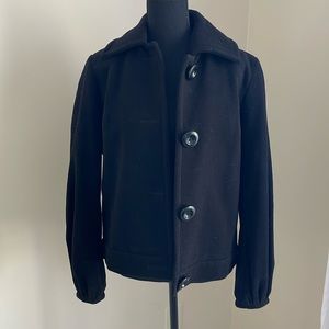 Next button bomber style jacket